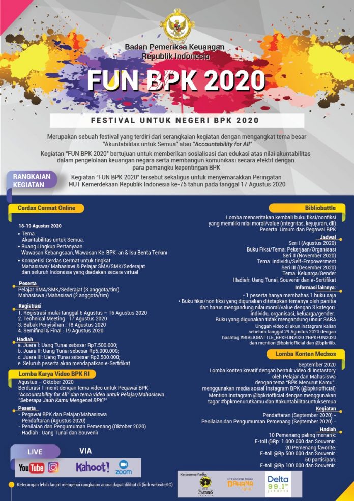 FUN BPK 2020 - FESTIVAL UNTUK NEGERI BPK 2020