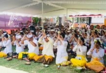 Pujawali Pura BPK Perwakilan Provinsi Bali pada Purnama Sasih Kaulu