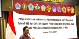 Kepala Daerah se-Bali Kompak Serahkan LK Unaudited ke BPK