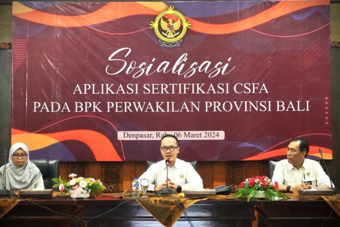 BPK Bali Laksanakan Sosialisasi Aplikasi Sertifikasi CSFA